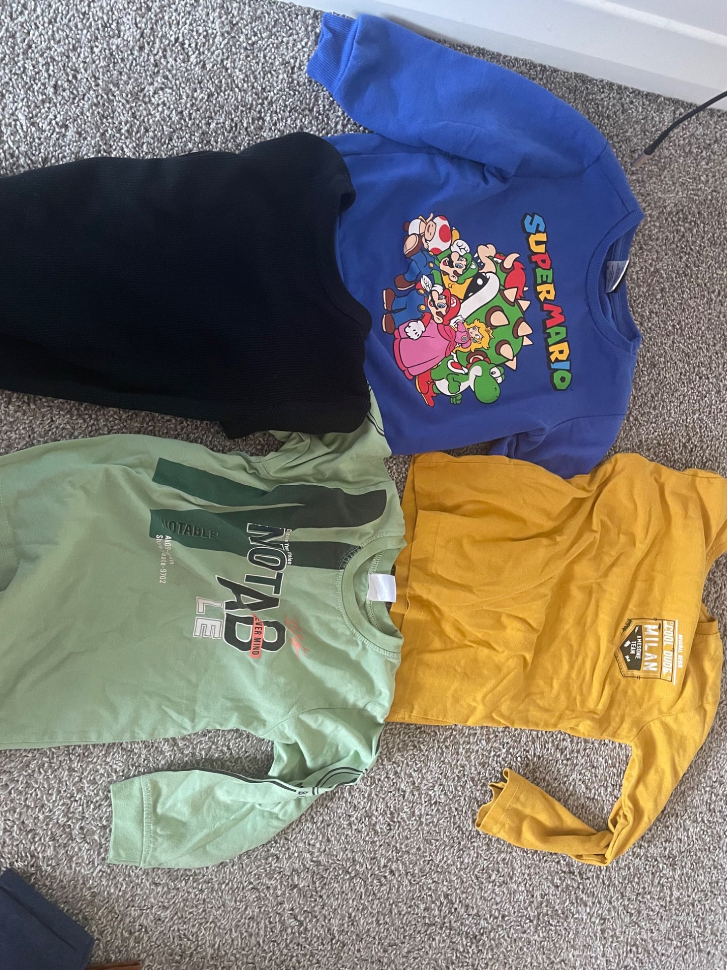 Boys long sleeve t shirt, Kids 3T