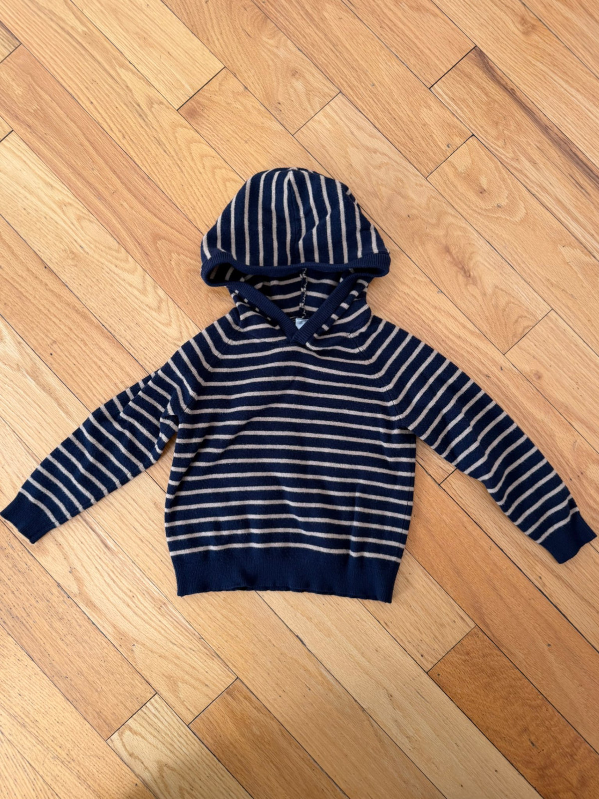 Striped Pullover Hoodie (Size 4T), Kids 4/4T