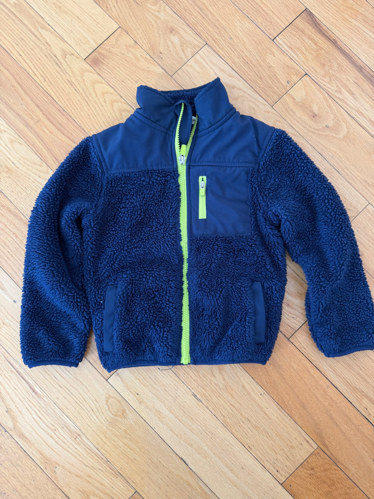 Blue Zip up Fleece (Size 3-4 years), Kids 3T