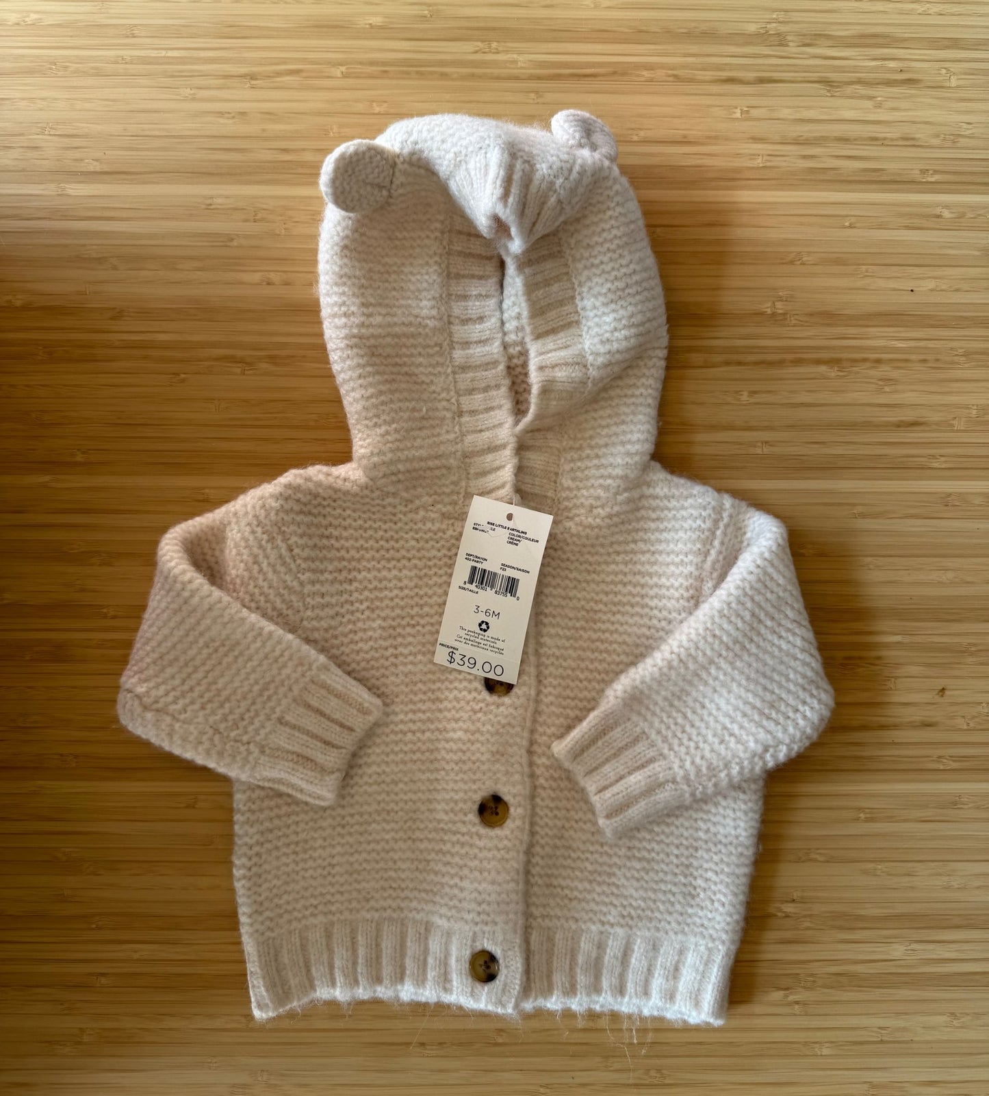 Rise Little Earthings Knit Sweater, Kids 6 Month (3-6M)