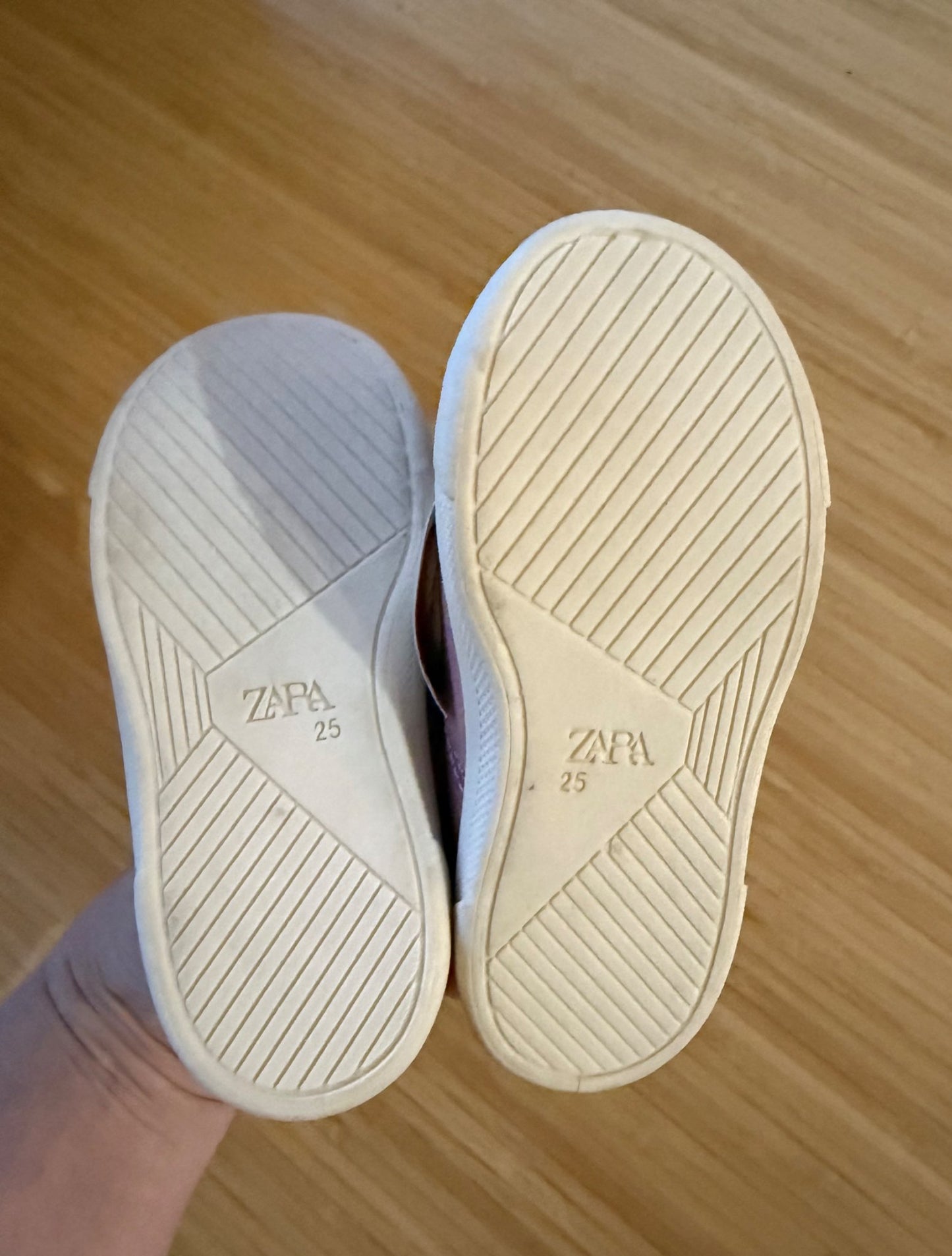 Zara Pink Lace Up Shoes, Shoes 9 (Toddler:2-4yr)