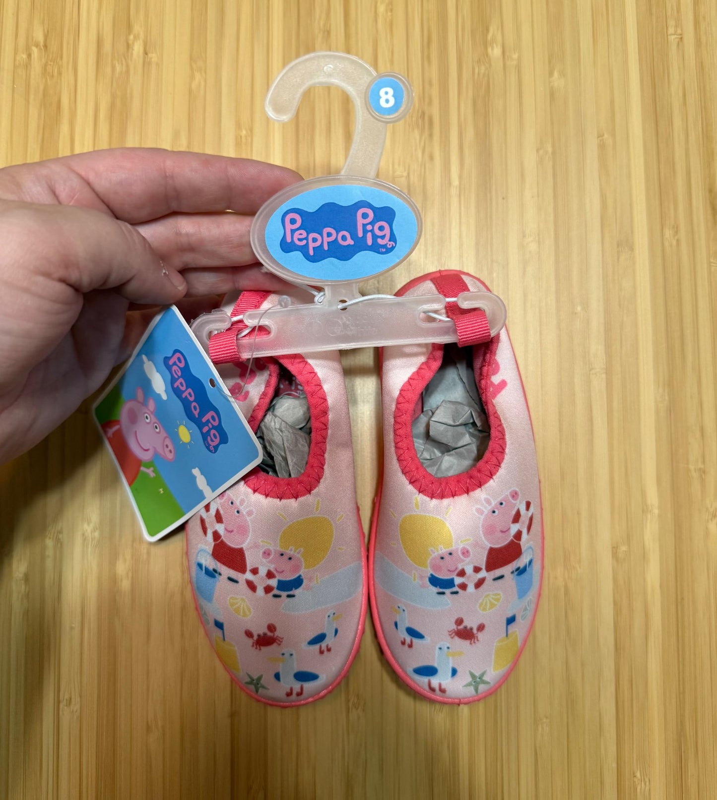 Peppa Pig Water Shoes, Shoes 8 (Toddler:2-4yr)