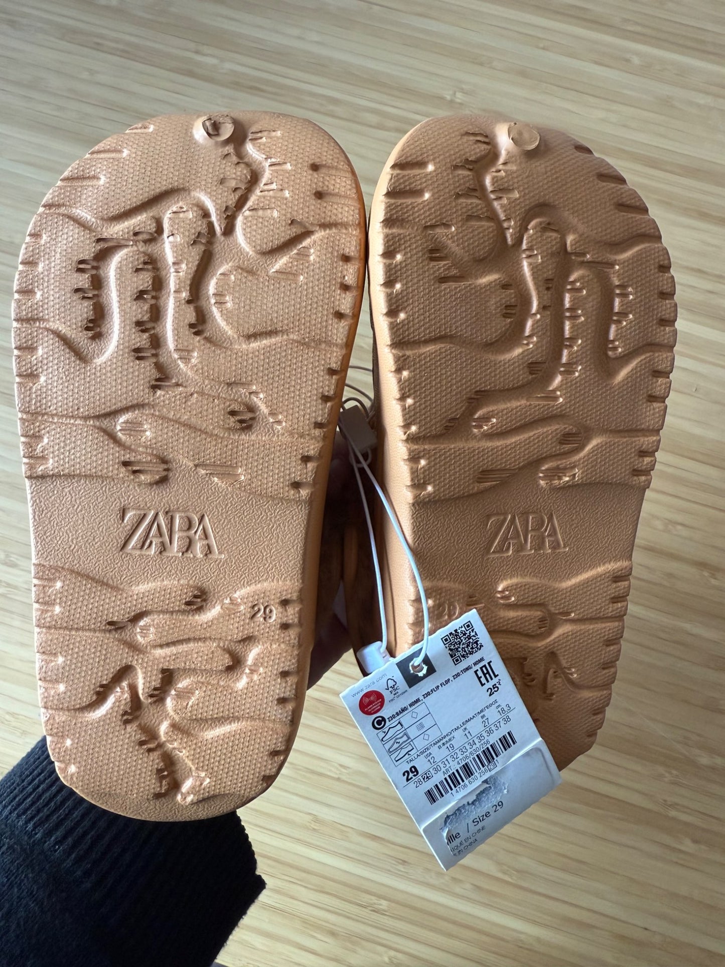 Zara Croc Style Fuzzy Shoes, Shoes 12 (Toddler:2-4yr)