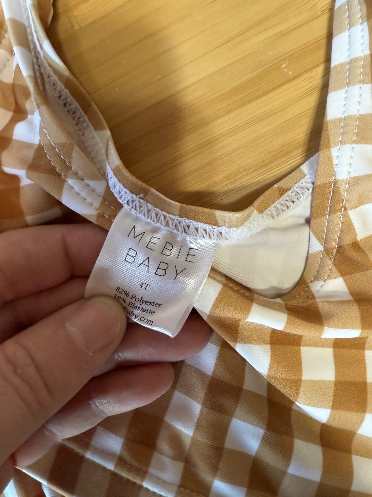 Mebie Baby Plaid Bikini , Kids 4/4T