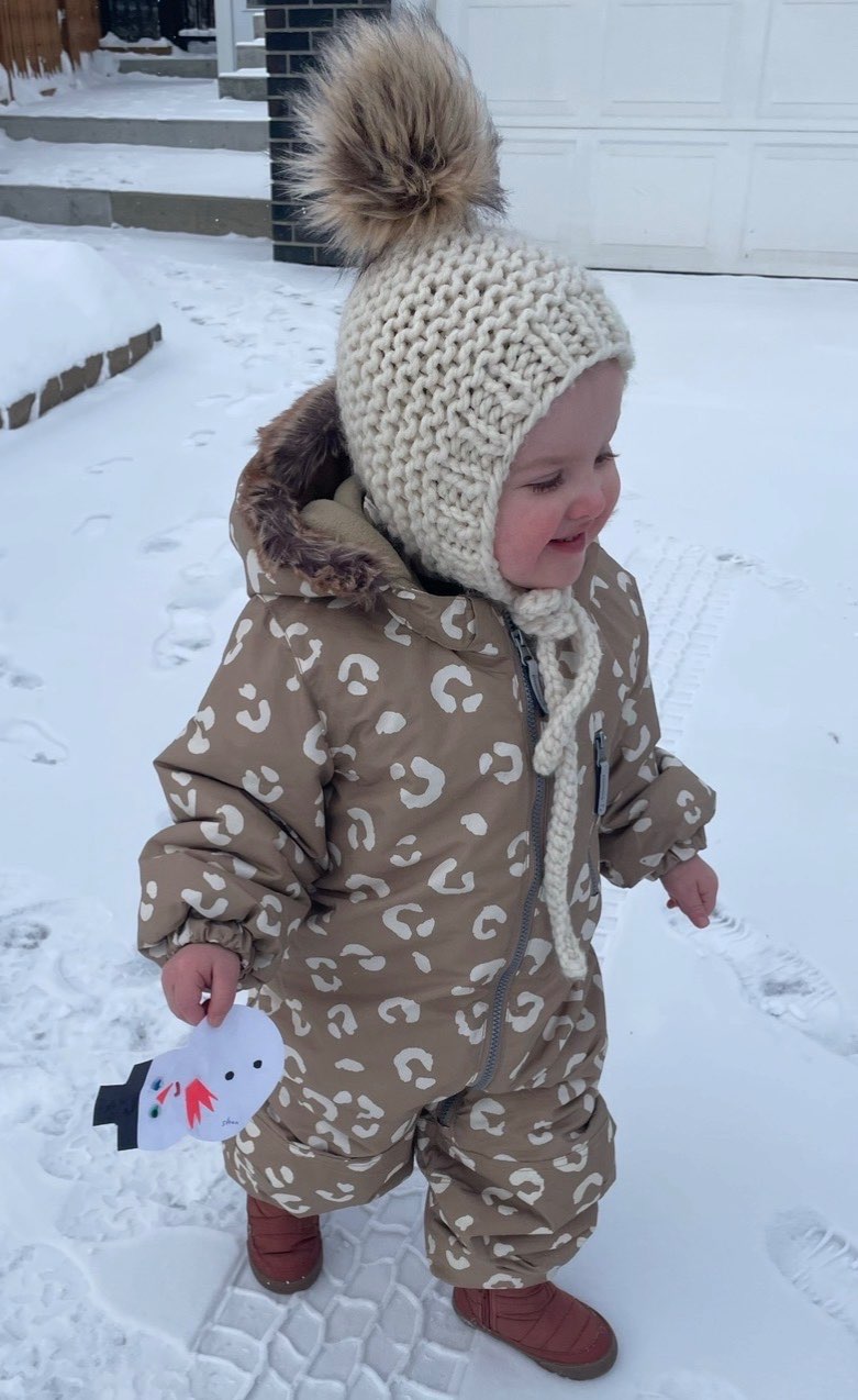 H&M Winter Snowsuit Leopard, Kids 4/4T