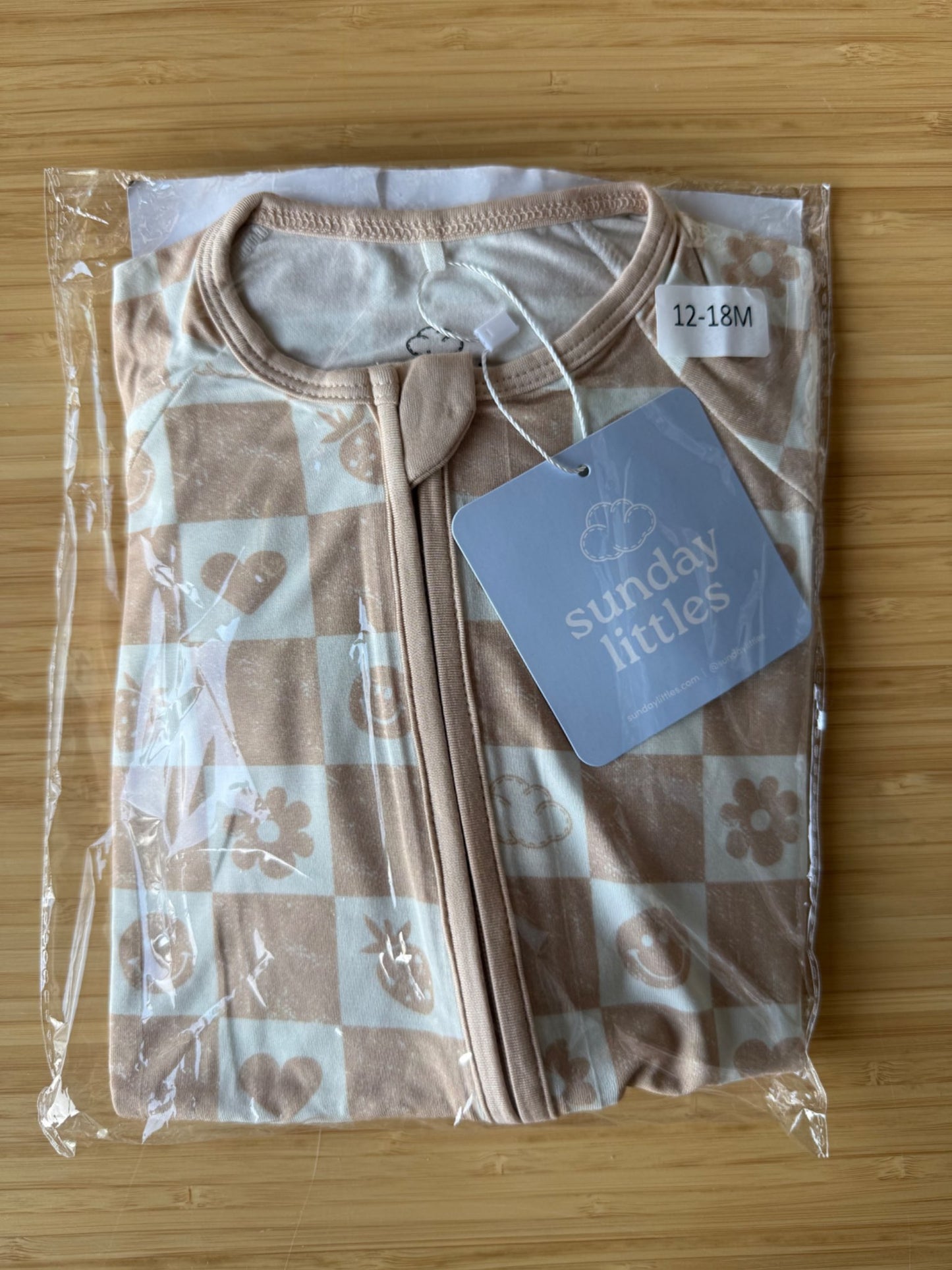 Sunday Littles Checkered Sleeper, Kids 18 Month (12-18M)