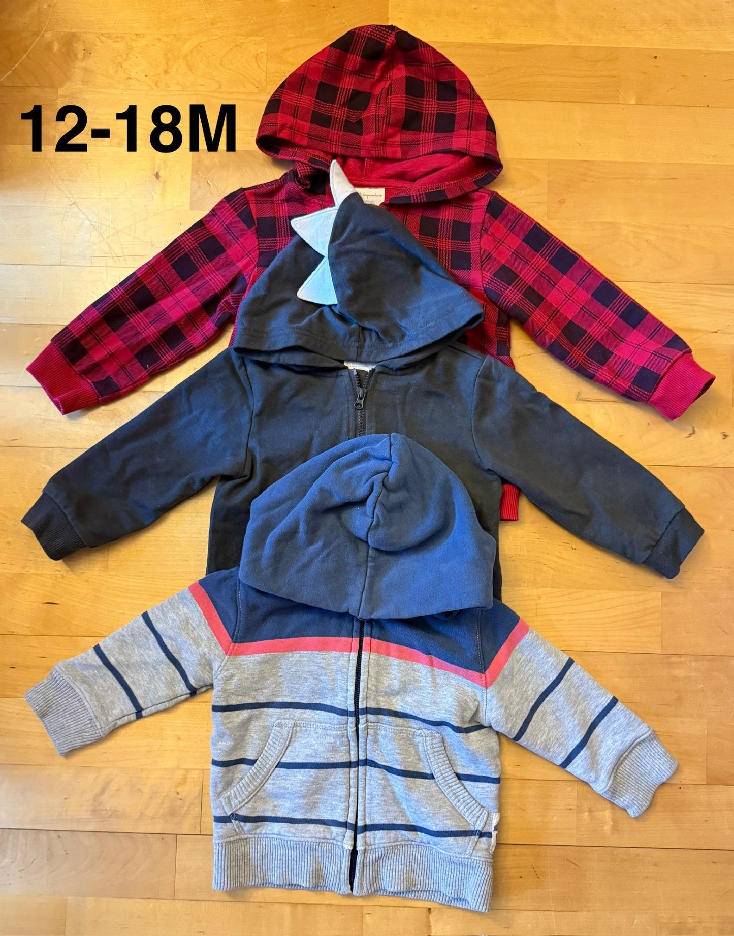 Bundle Boys Hoodies Size 12-18M, Kids 18 Month (12-18M)