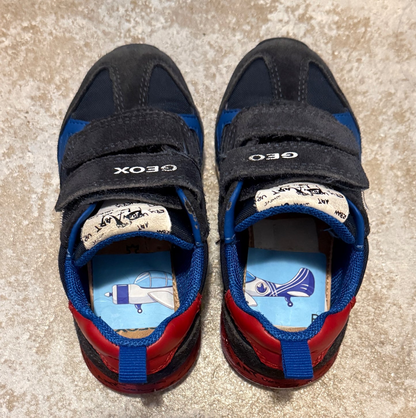 Geox Toddler Boys Sneakers Size 8.5, Shoes 8.5 (Toddler:2-4yr)