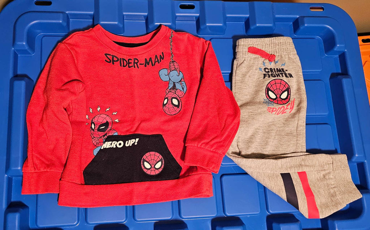 Spider-Man Matching Sweatsuit 2T, Kids 2T