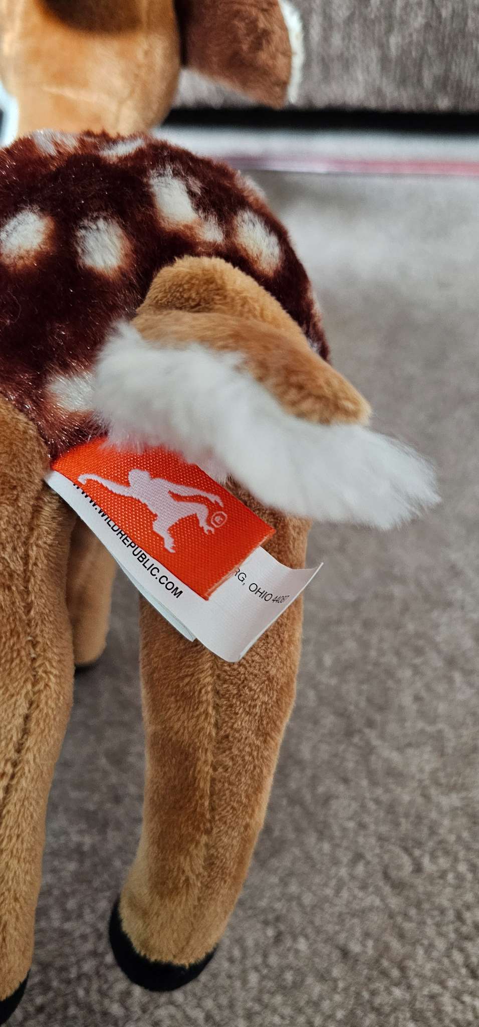 Plush Fawn Stuffed Animal, Nursery Decor