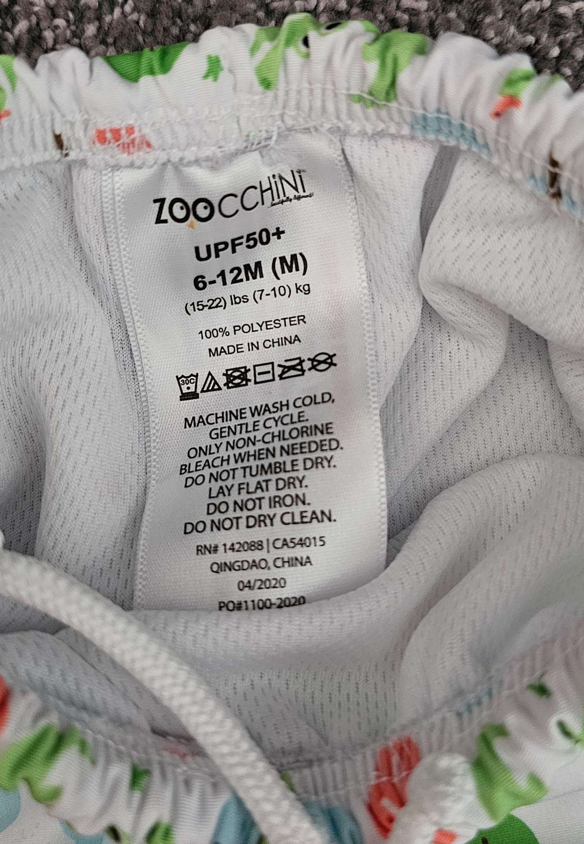 Zoochini Swim Diaper 6-12m NWOT Unisex, Kids 9 Month (6-9M)