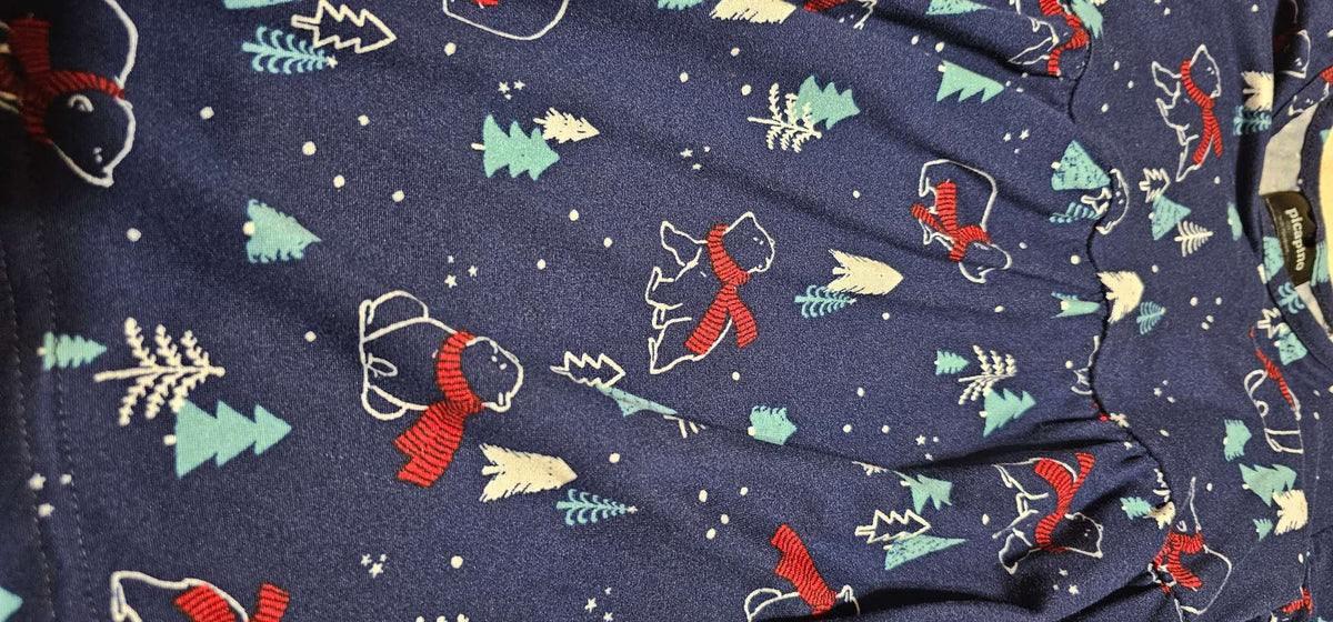 Baby girl LS Holiday Print Dress 12m, Kids 12 Month (9-12M)