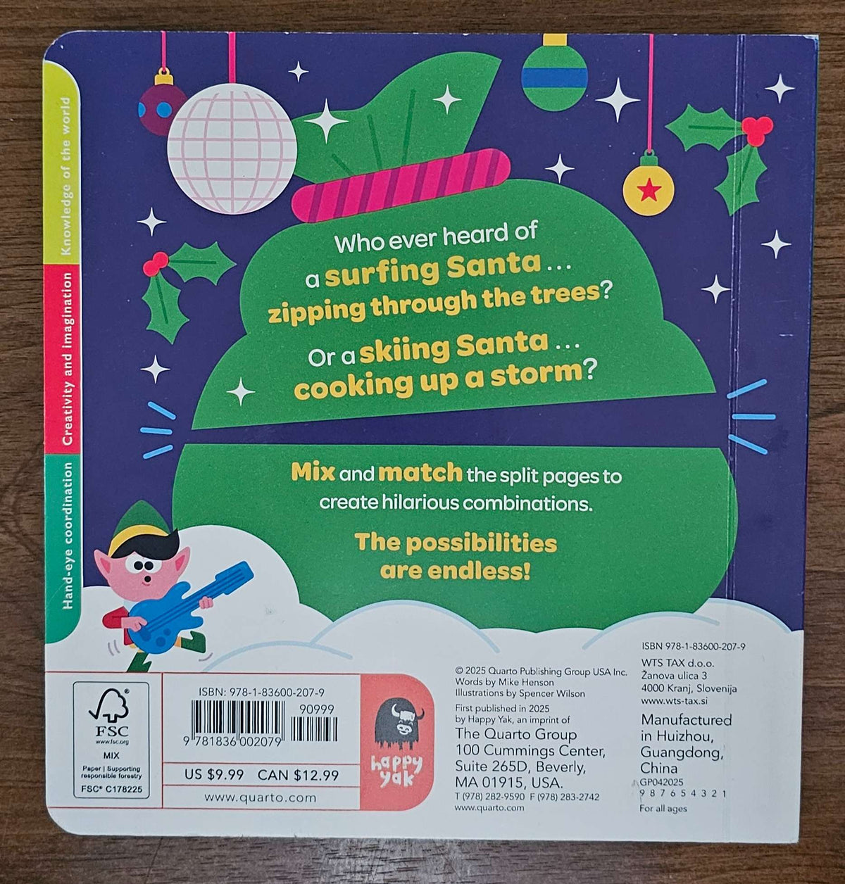 Jingle Jumble Santa Interactive Board Book