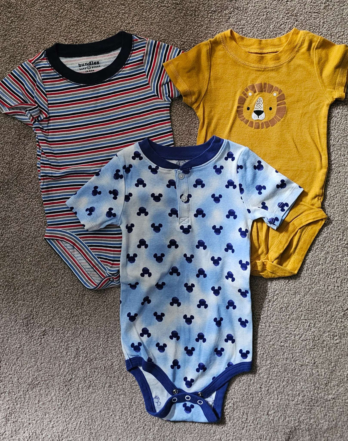 Bundle of Boys 18-24m SS Bodysuits, Kids 24 Month (18-24M)