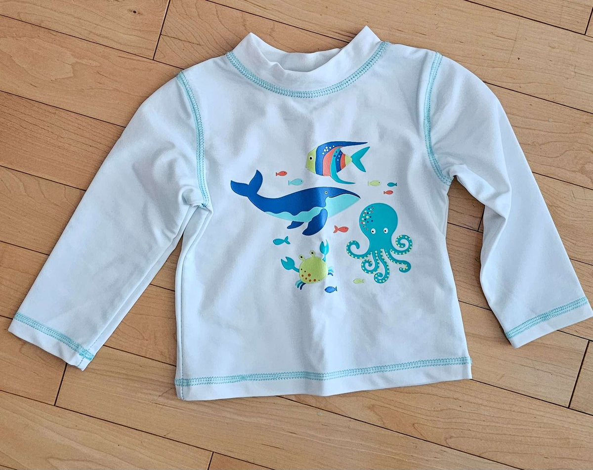 Little Me Rashguard 6m, Kids 6 Month (3-6M)