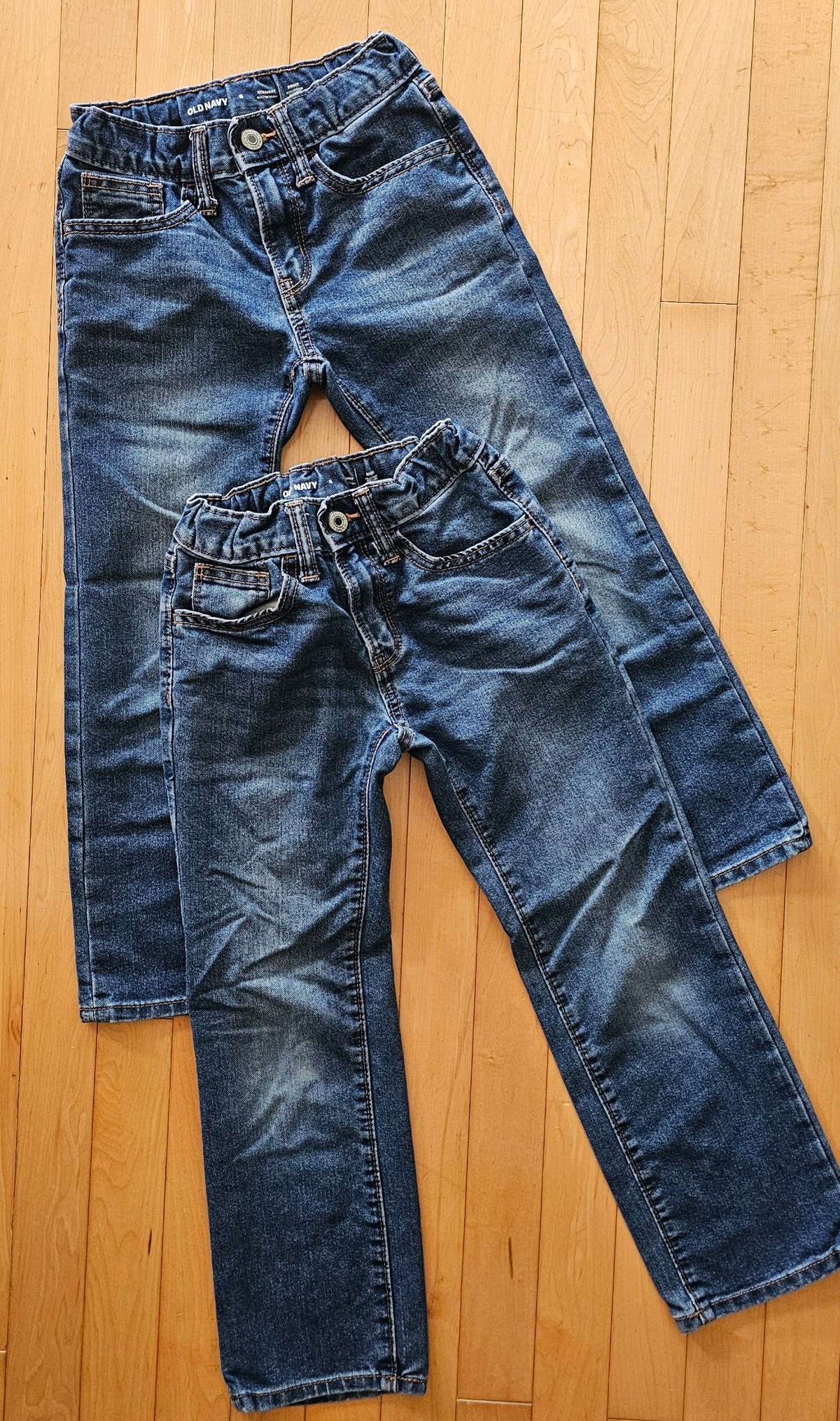Boys Blue Jeans Straight Size 6, Kids 6/6X