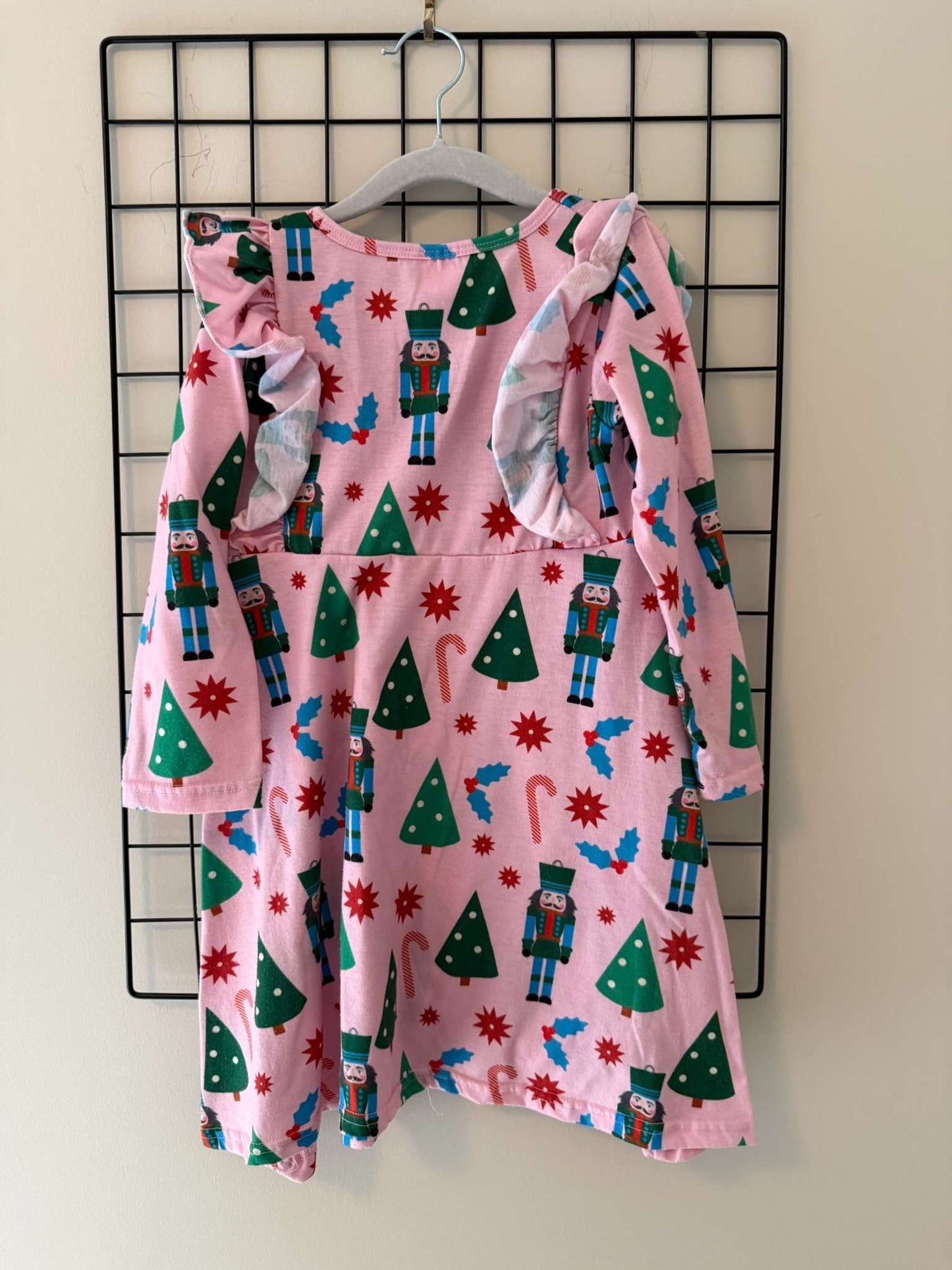 Pink Nutcracker Holiday Dress, Kids 5/5T (extra small)