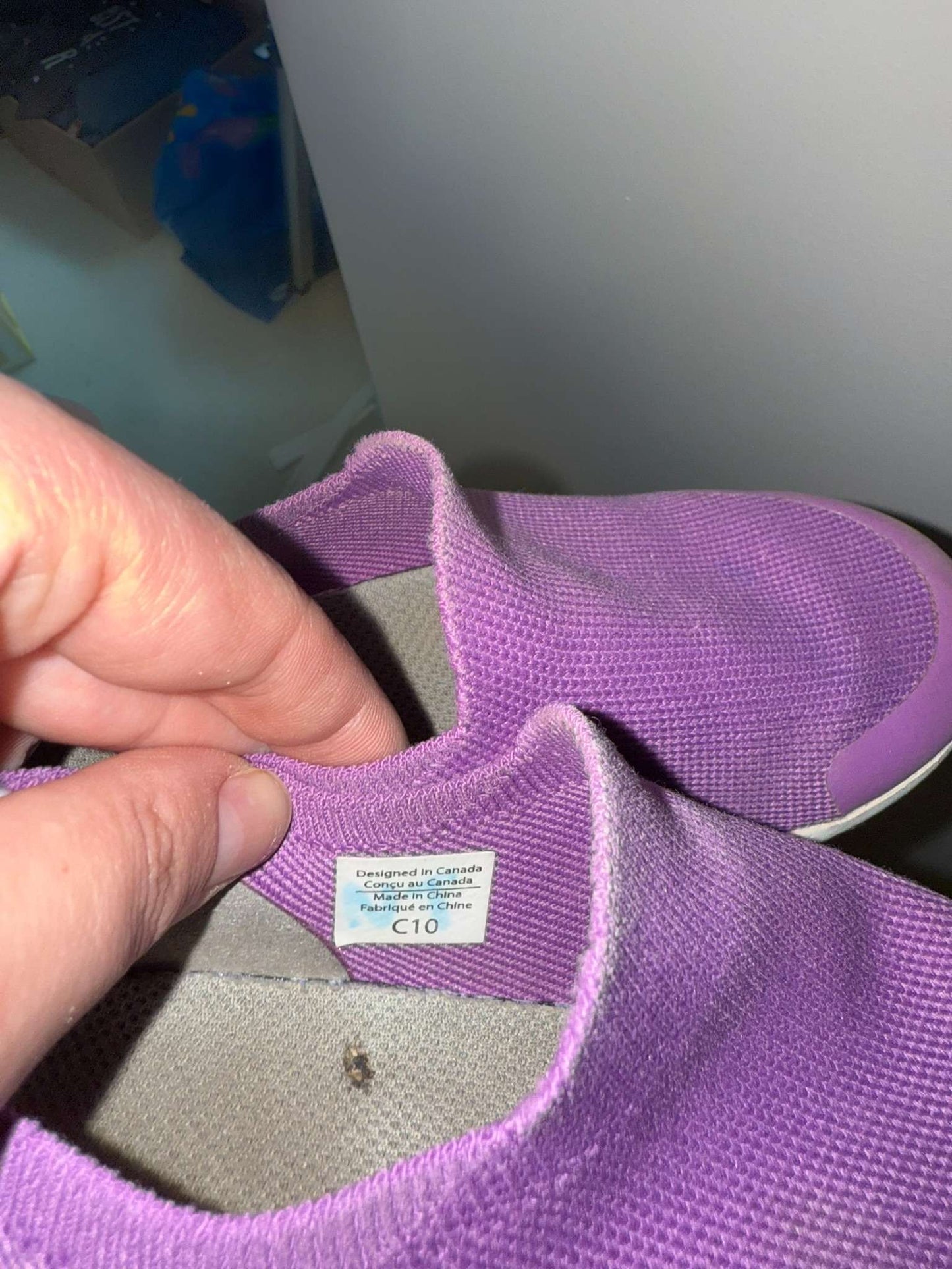 Purple Slip-On Shoes, Shoes 10 (Toddler:2-4yr)