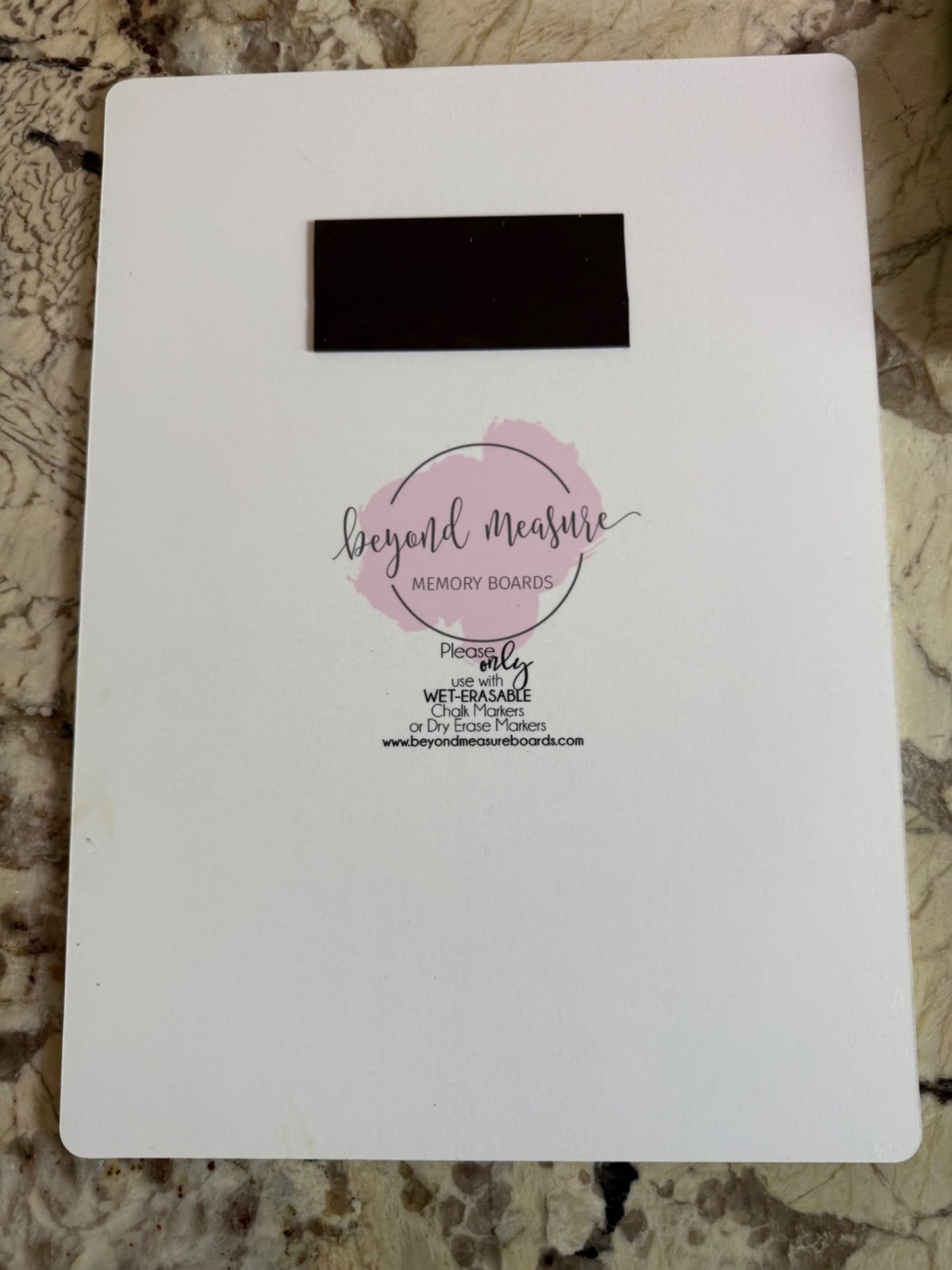 Beyond Measure Meal Planning Board