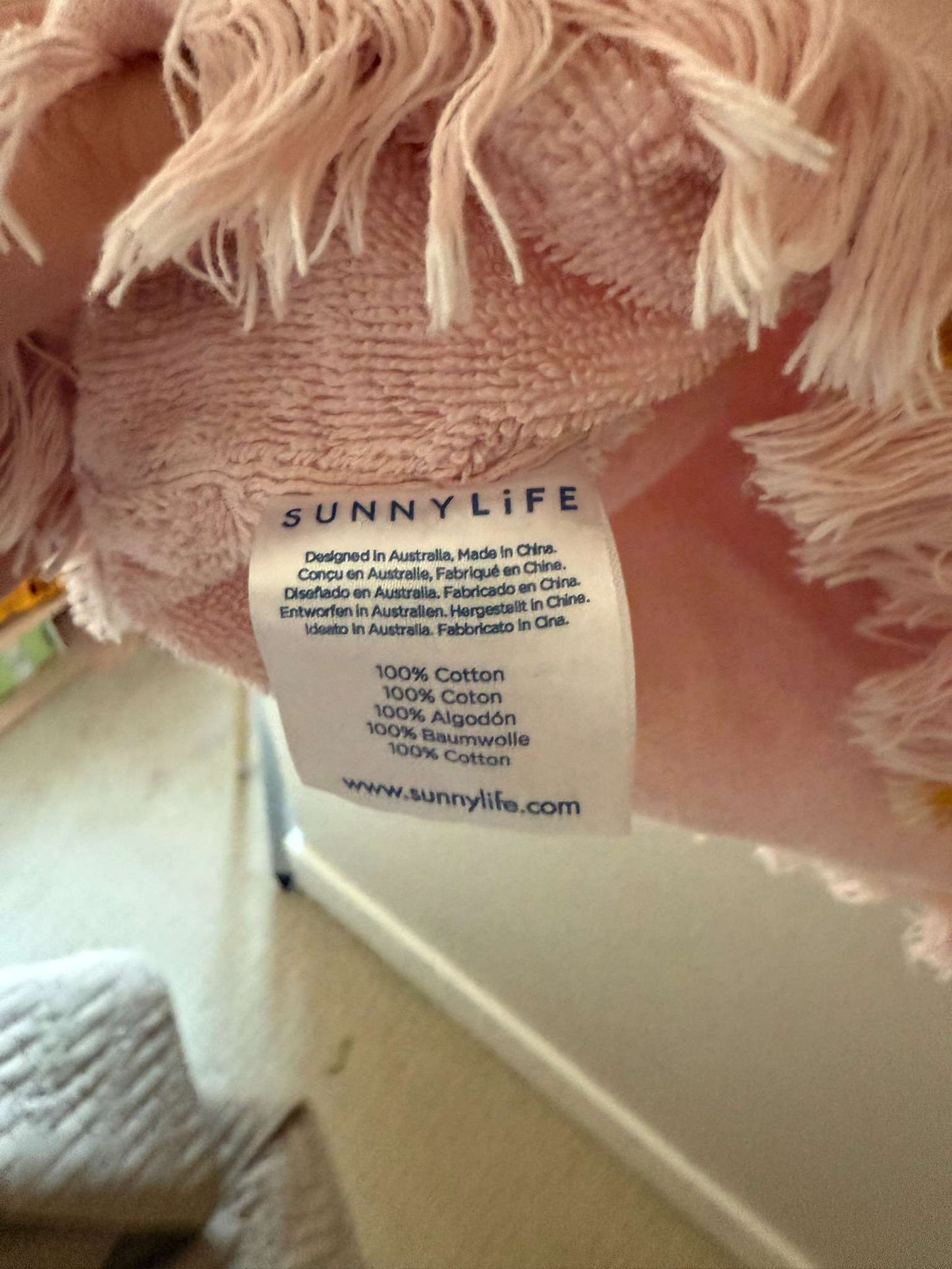 Sunnylife Hooded Towel Poncho, Kids 5/5T (extra small)