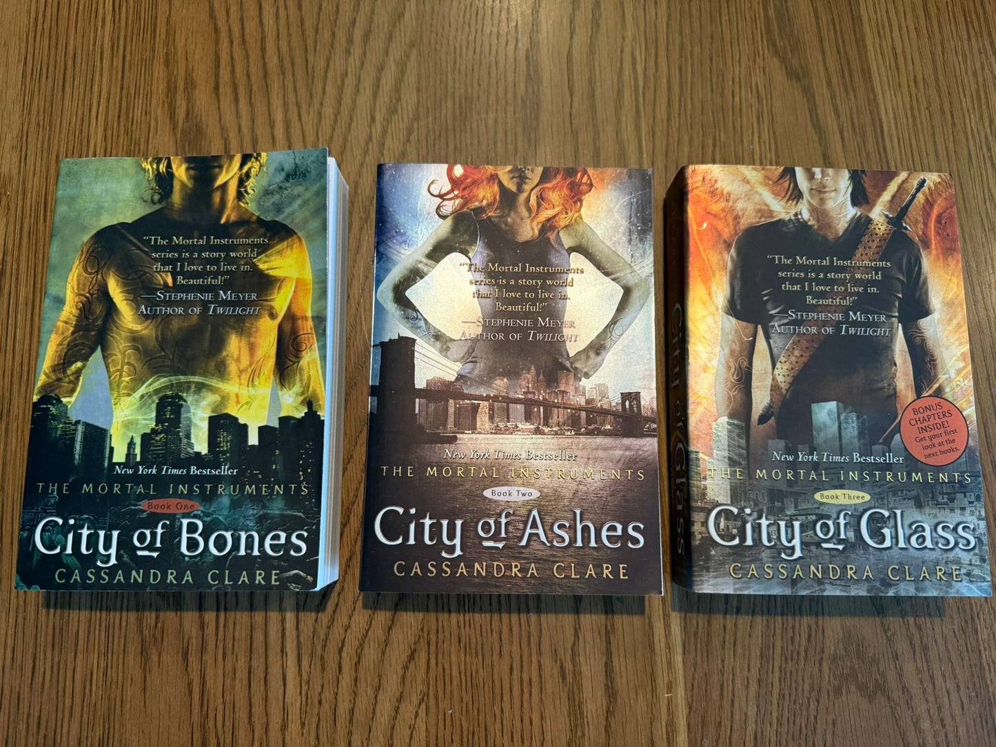 The Mortal Instruments Books 1-3 by Cassandra Clare