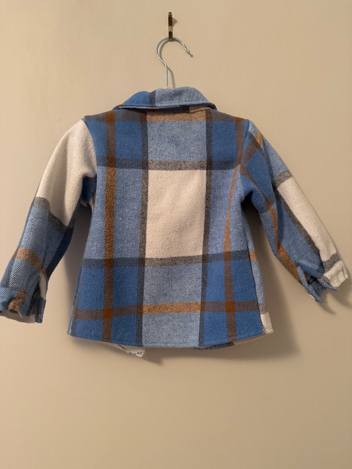 Kids plaid flannel-lined shacket 2T, Kids 2T