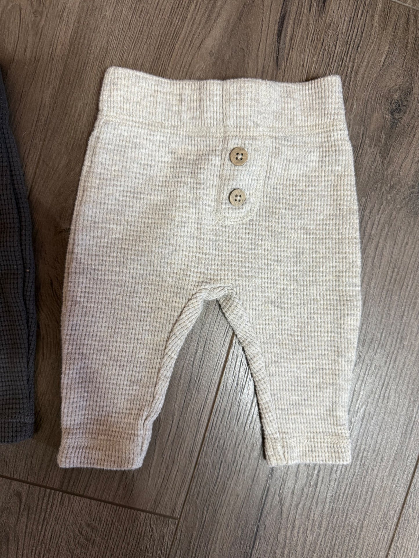 0-3mo Waffle Pants