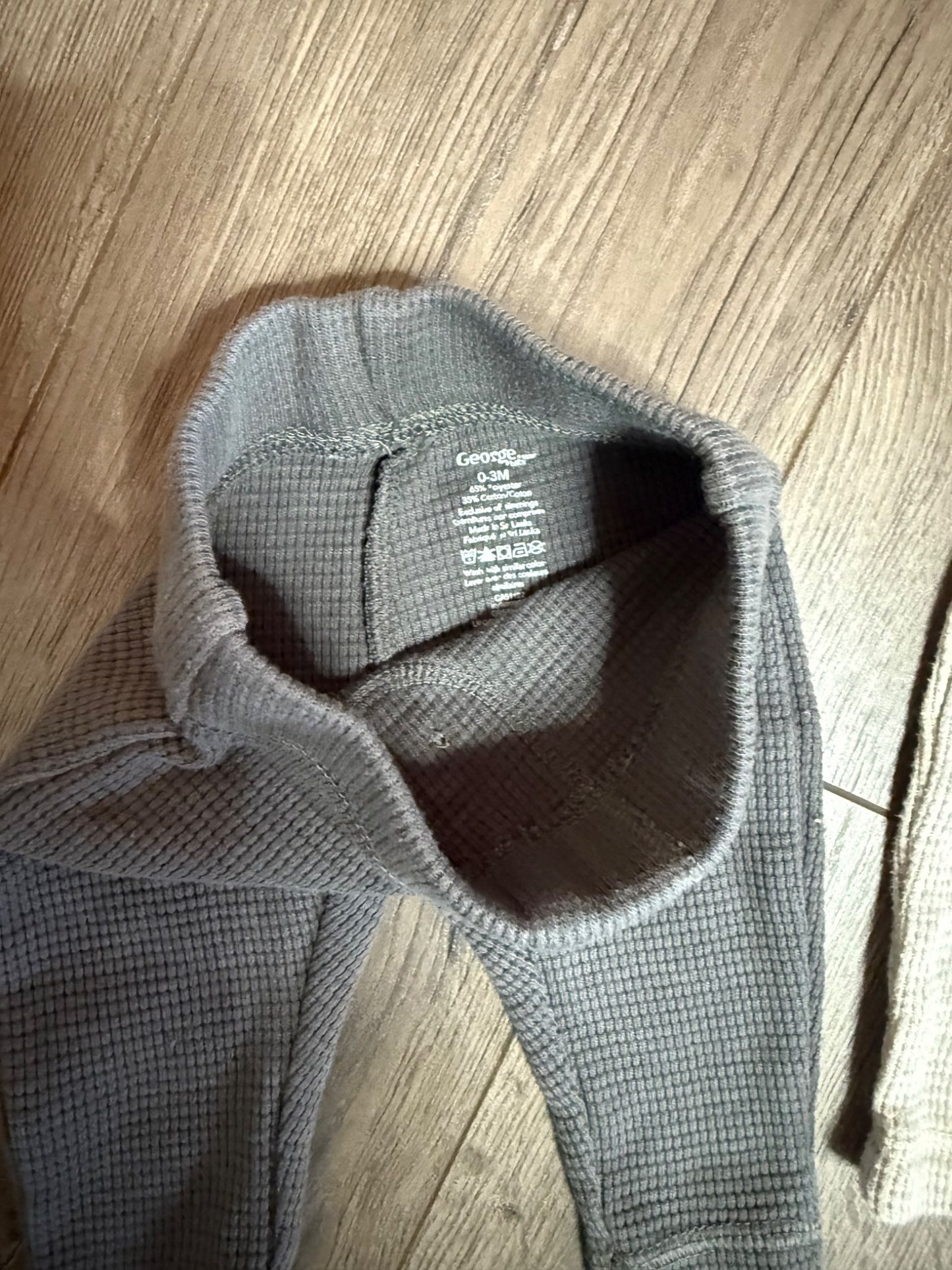 0-3mo Waffle Pants