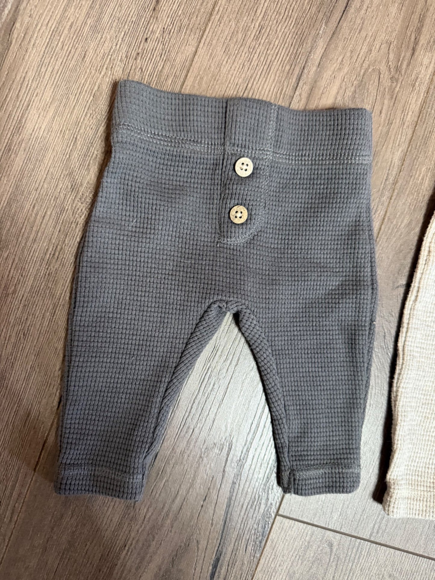 0-3mo Waffle Pants