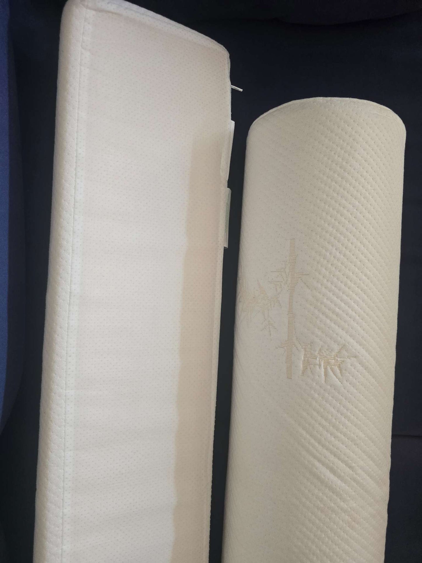 Non-toxic memory foam bed bumpers with removable covers