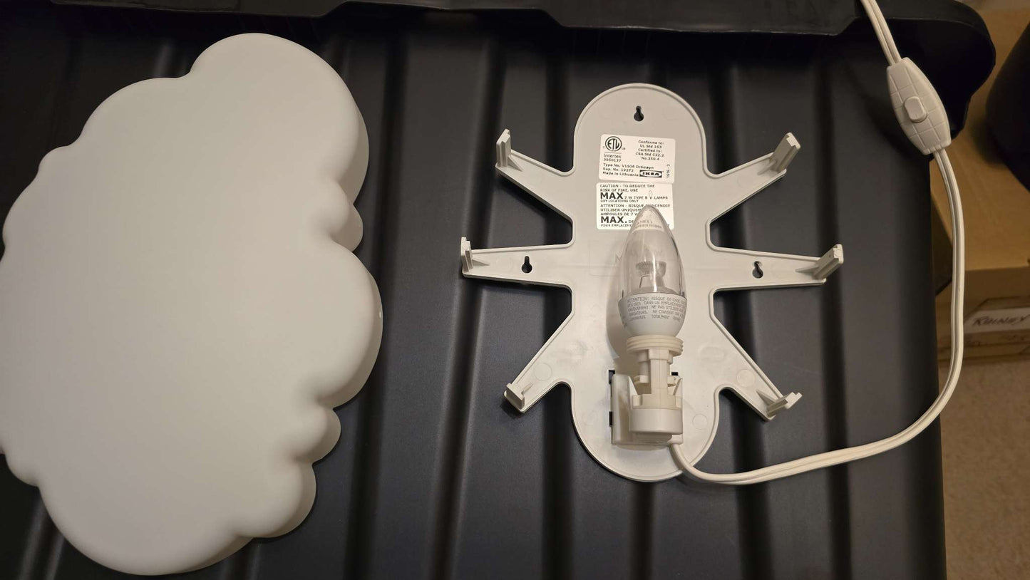 IKEA Cloud lamp for wall