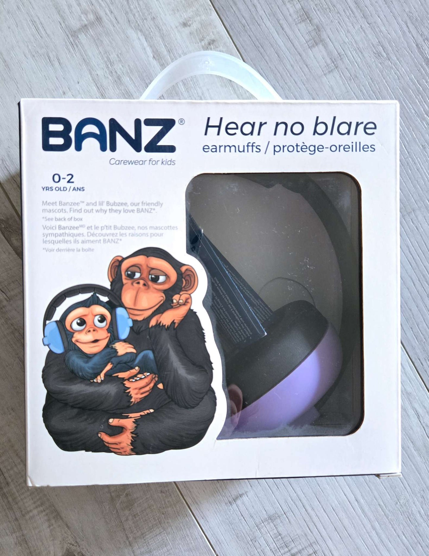 Banz Hear no blare earmuffs, 0-2 Years Old, Retails for $40