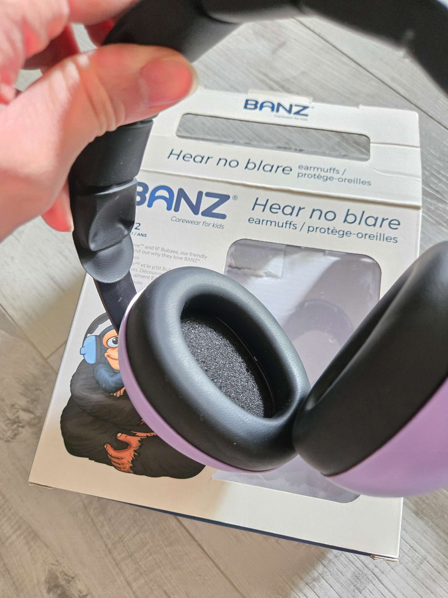 Banz Hear no blare earmuffs, 0-2 Years Old, Retails for $40
