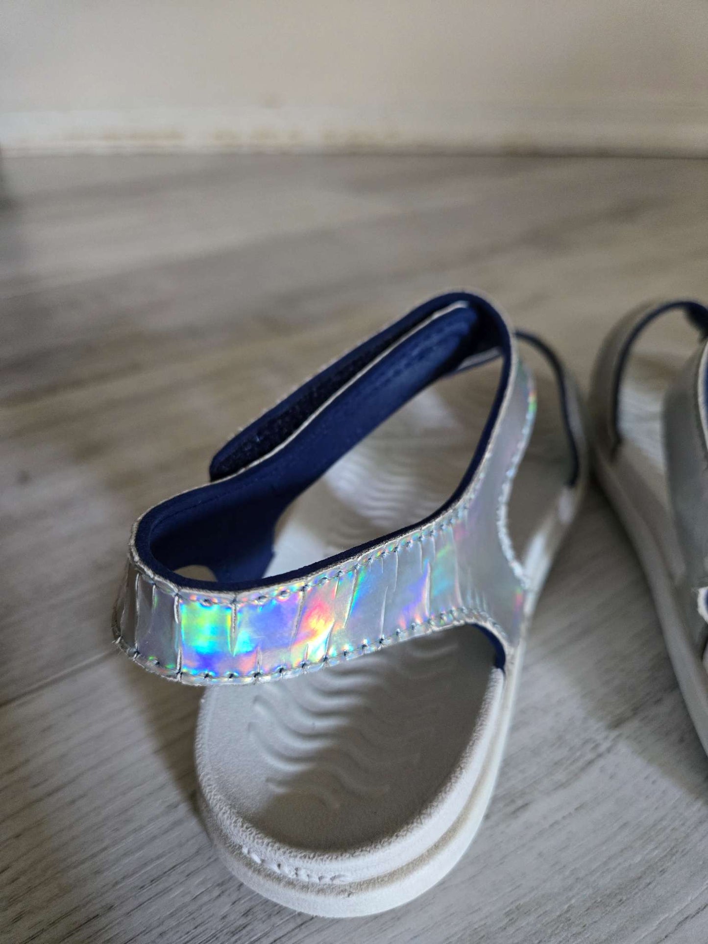 Native Shoes Hologram Sandals, 8" in length, Shoes 12 (Toddler:2-4yr)