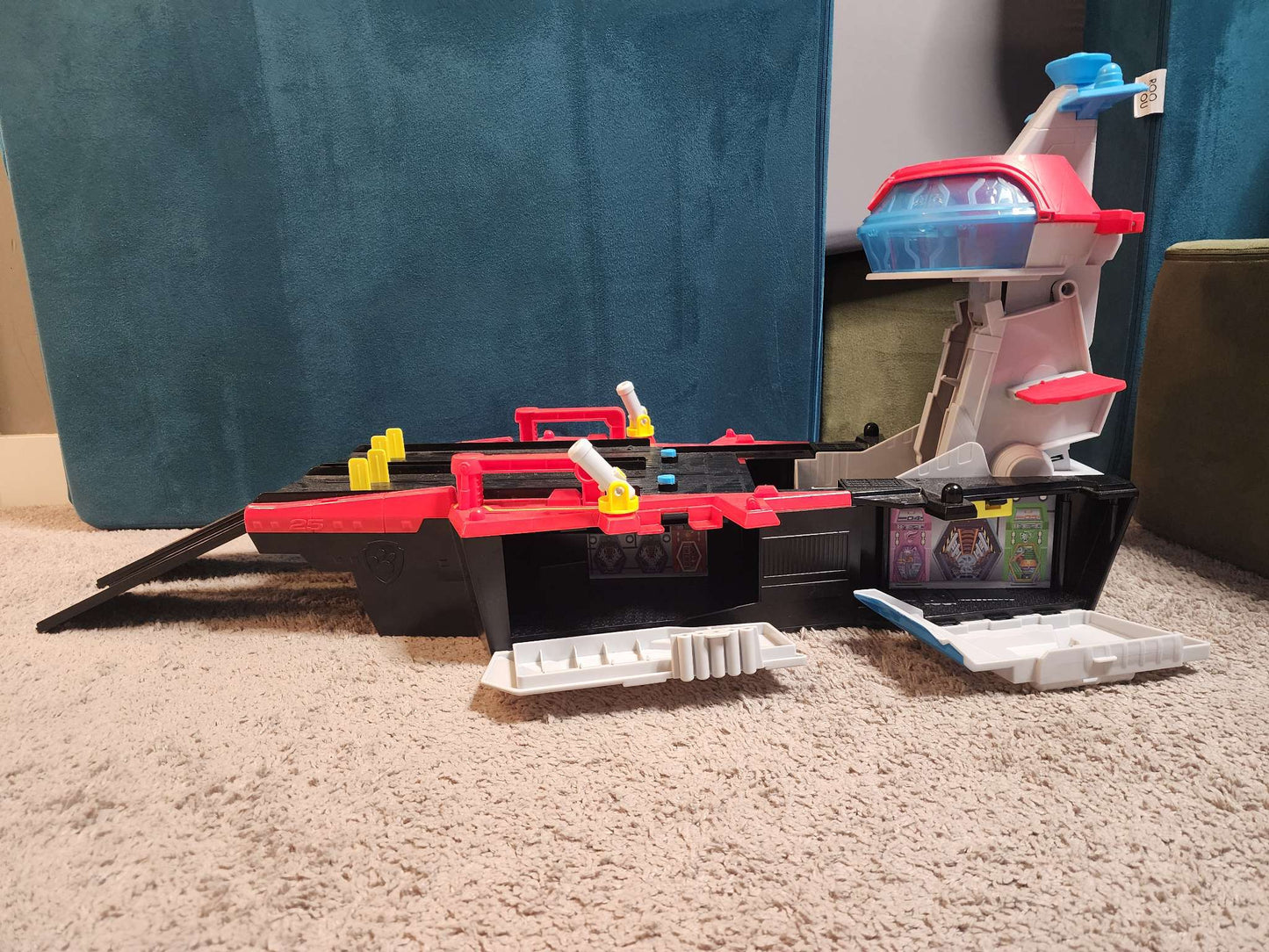 Paw Patrol the Mighty Movie Aircraft Carrier HQ MSRP $199