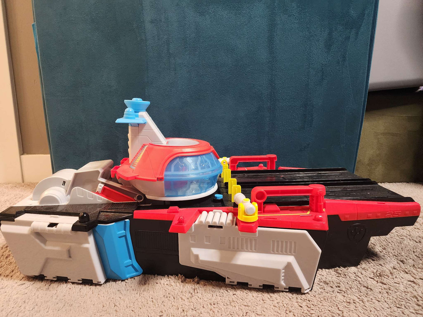 Paw Patrol the Mighty Movie Aircraft Carrier HQ MSRP $199