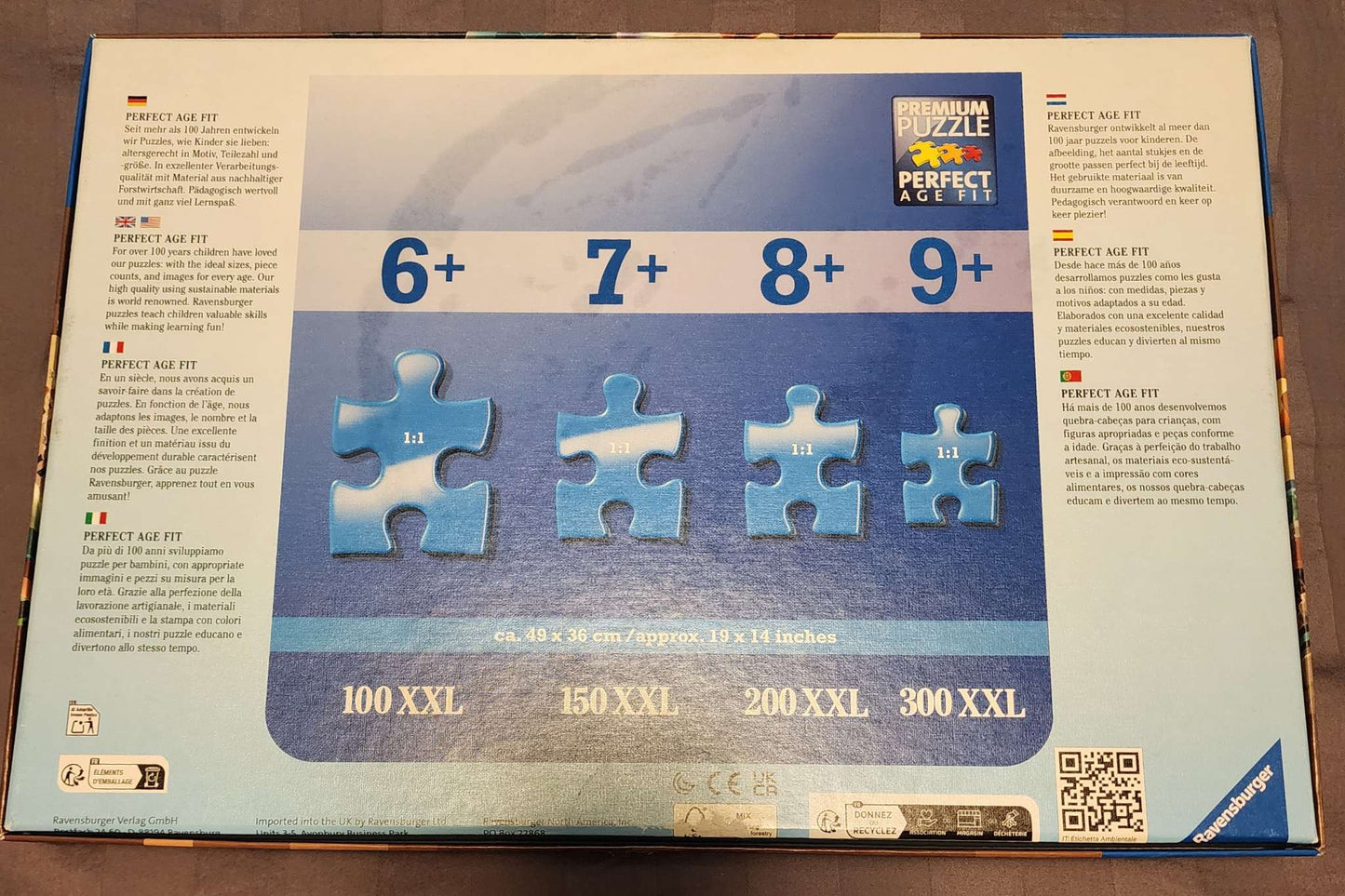 Perfect condition Ravensburger Minecraft puzzle 100 pc.