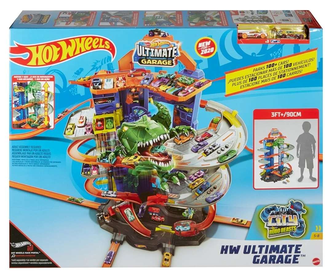 Hotwheels Ultimate Garage 3 feet TALL. Stores 100+ hotwheels MSRP $179