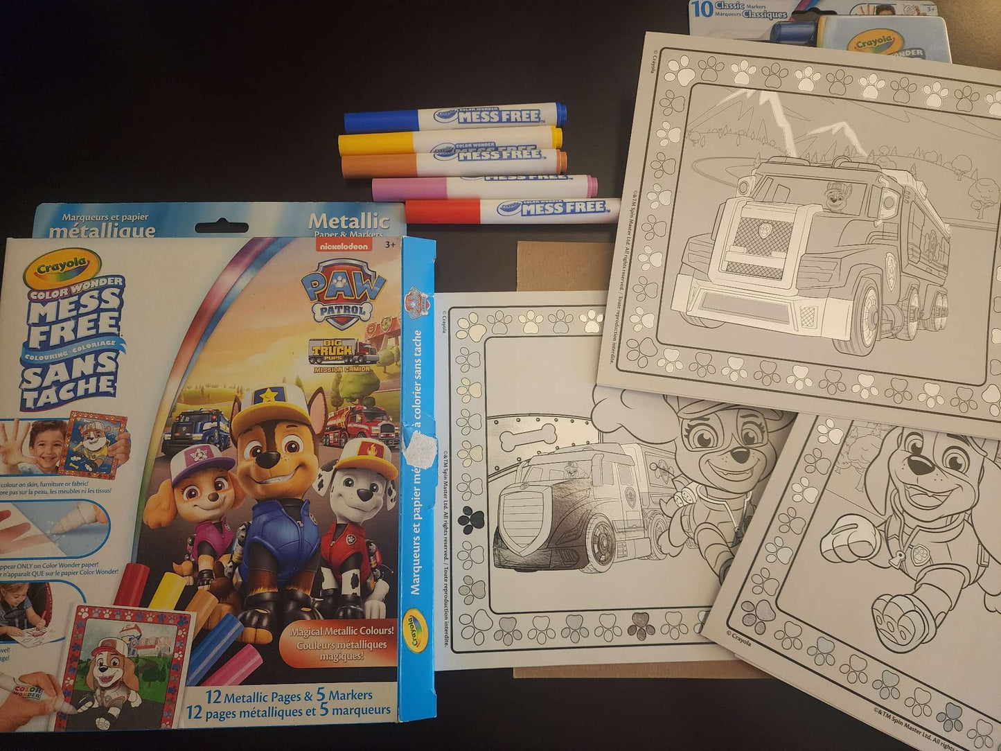 Crayola Mess Free coloring pages and water coloring book