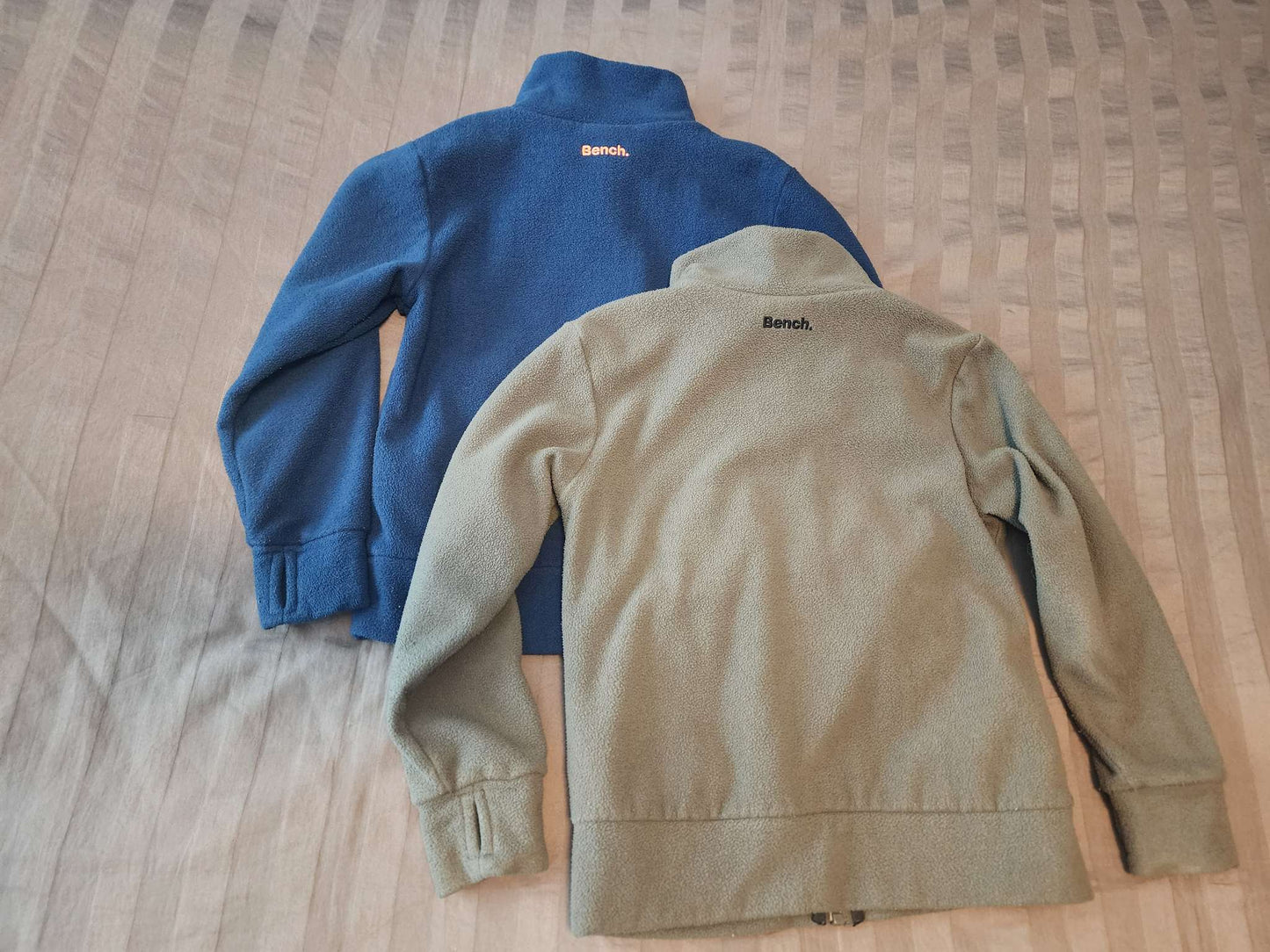 2 Bench Fleece zipups Size 5/6, Kids 5/5T (extra small)