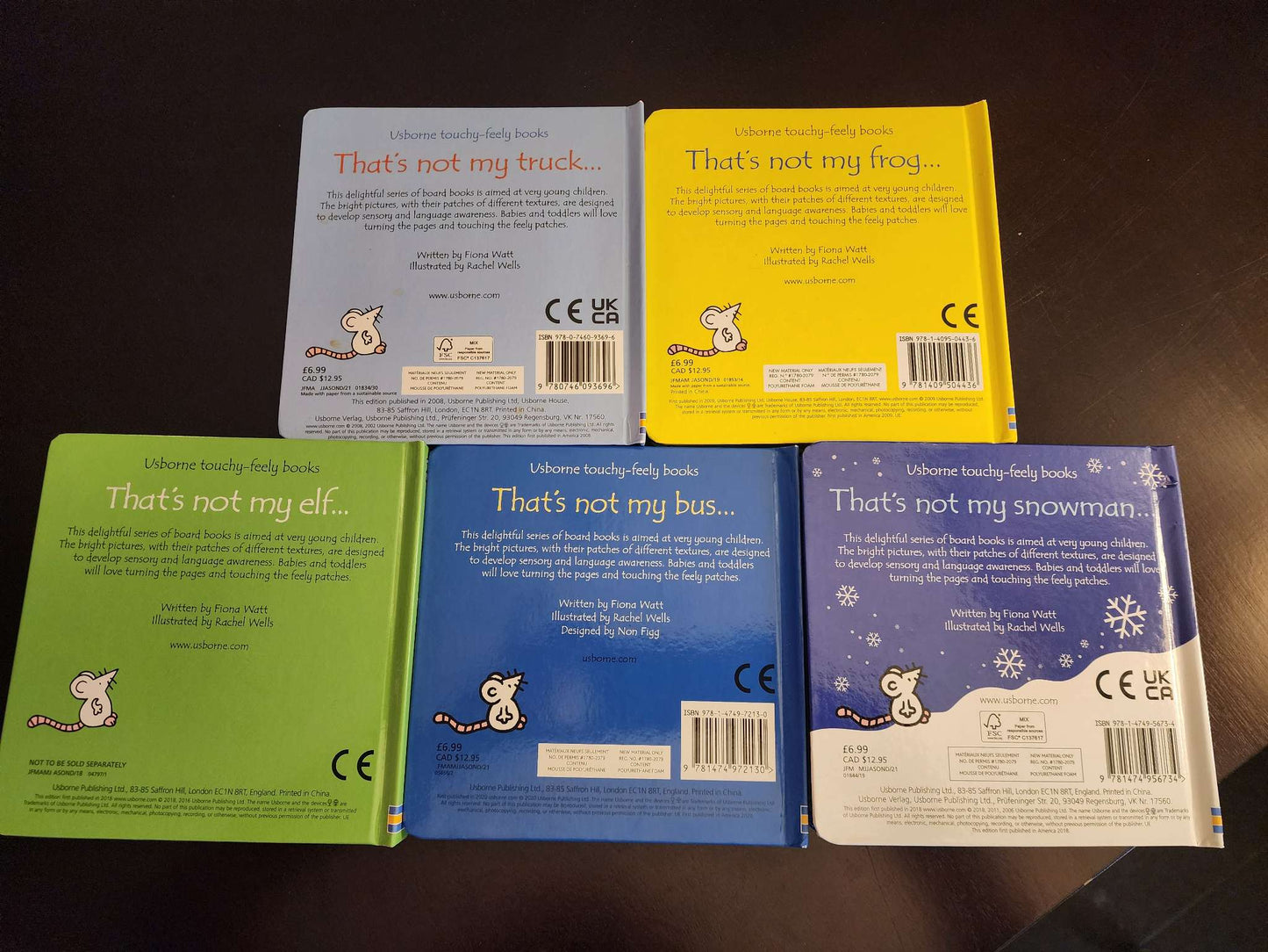 Set of 5 'That's not my' books