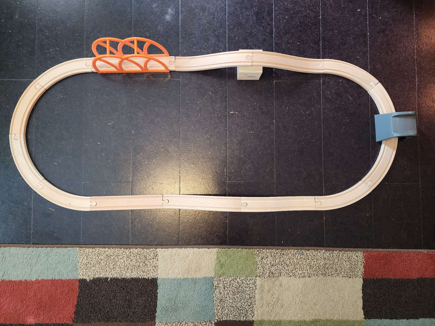 Ikea wooden train track 42"