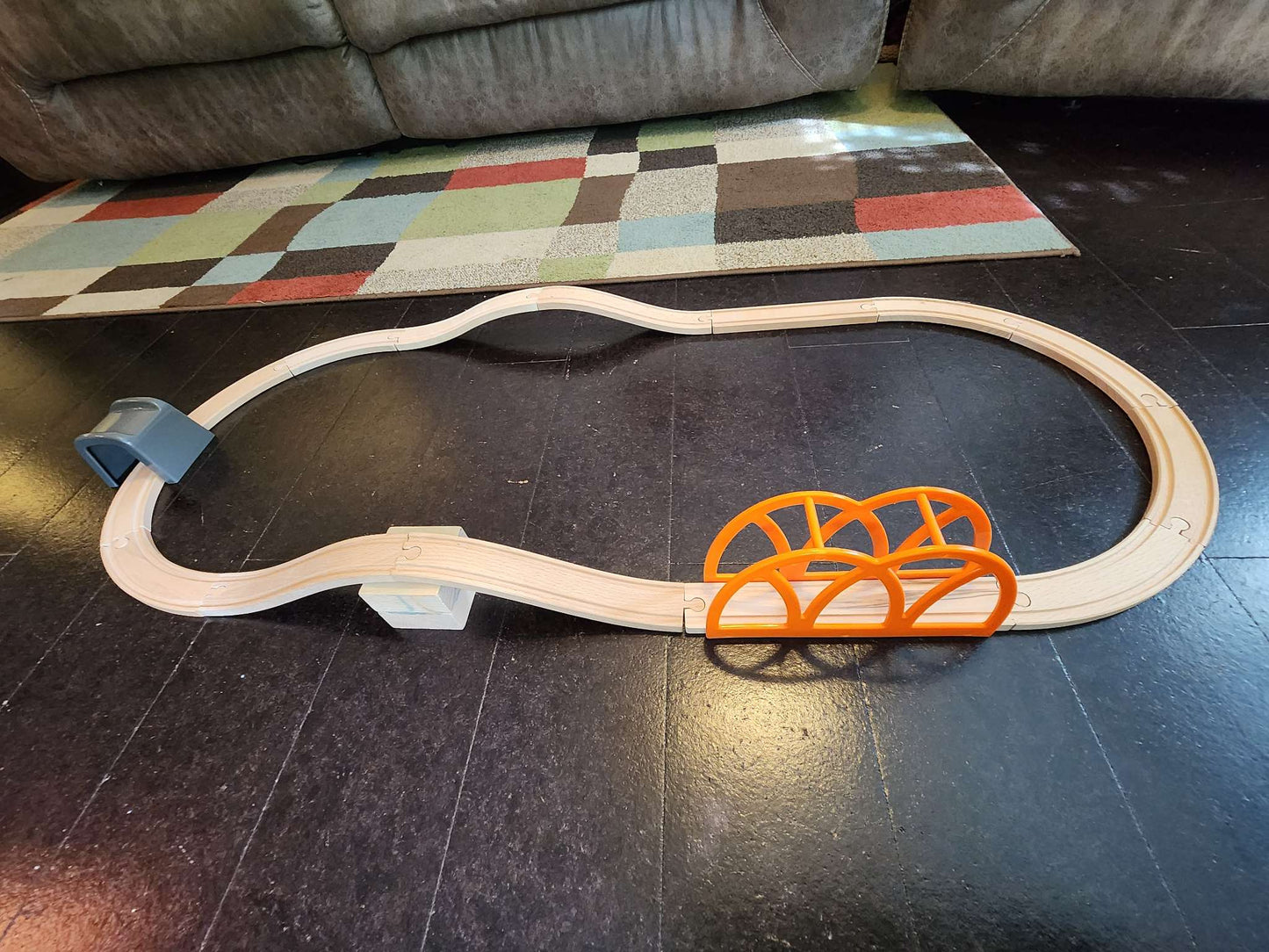 Ikea wooden train track 42"