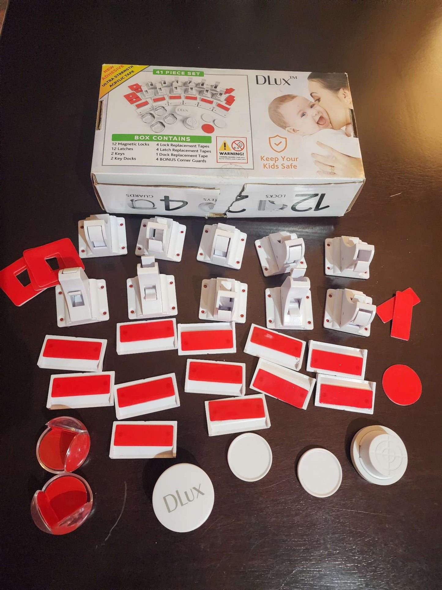 DLux Magnetic locks for child proofing. THE STRONGEST POSSIBLE OPTION. MSRP $39.99