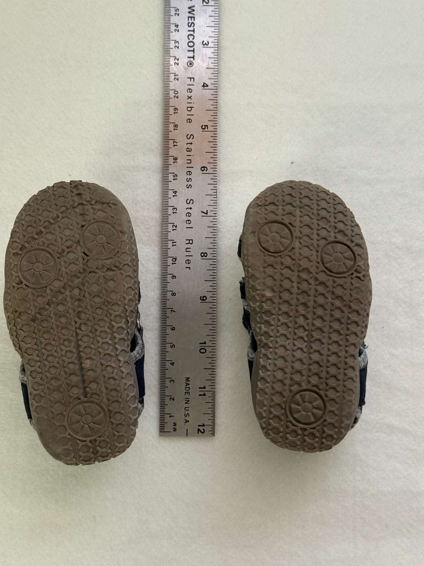 Blue and orange Keen-style sandals Size 5/12-18m, Shoes 5 (Walkers:12-24 mth)
