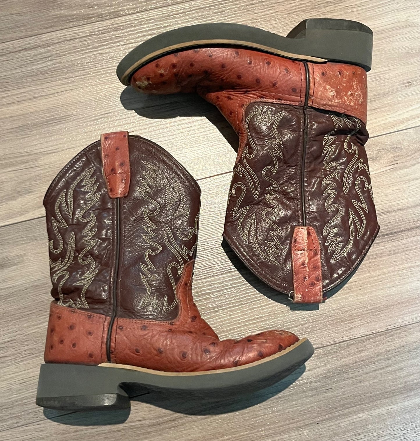 Old West Leather Cowboy Boot, Size 11, VGUC, Shoes 11 (Toddler:2-4yr)