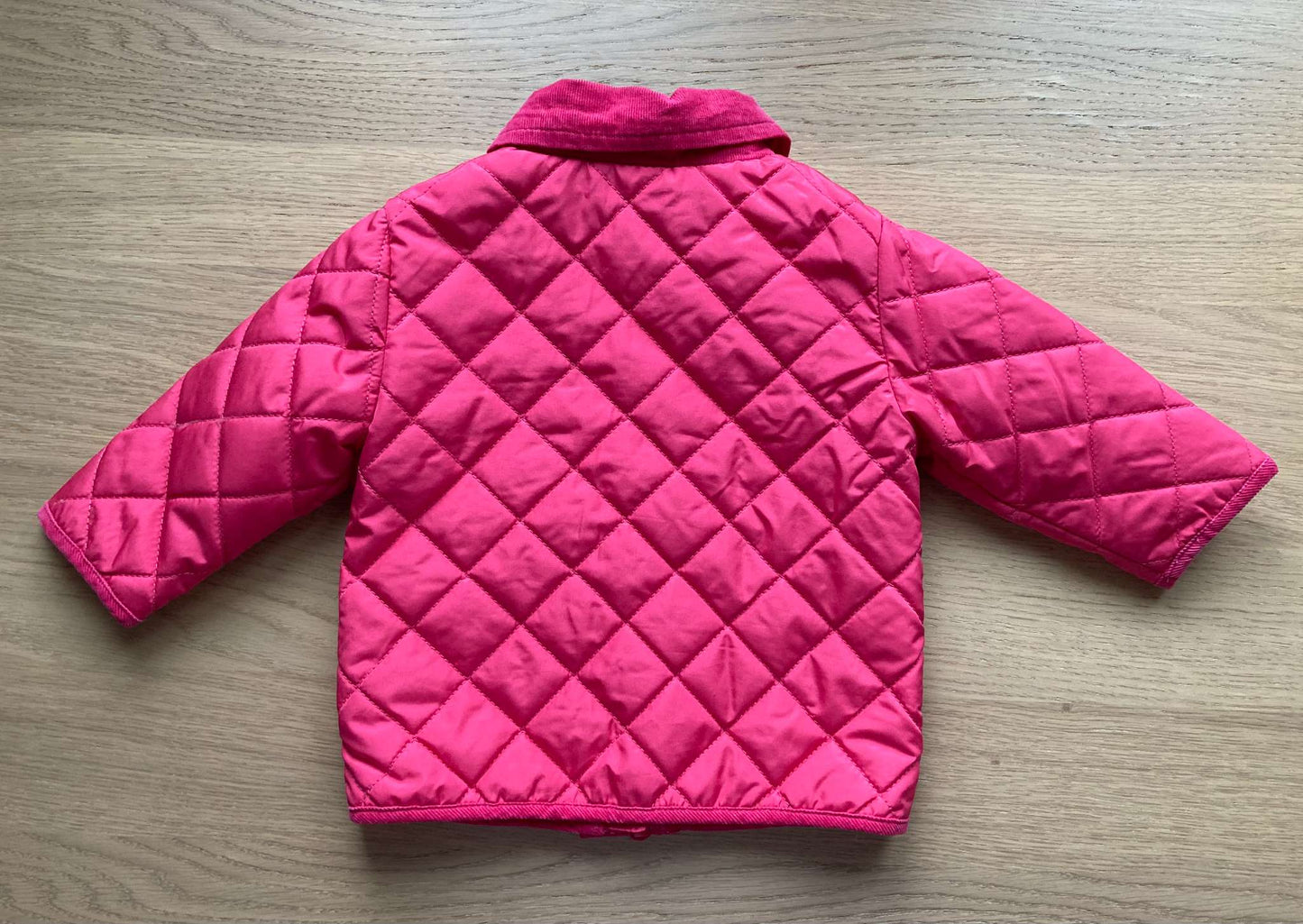 Pink Quilted Jacket, Size 3-6 mos, Kids 6 Month (3-6M)