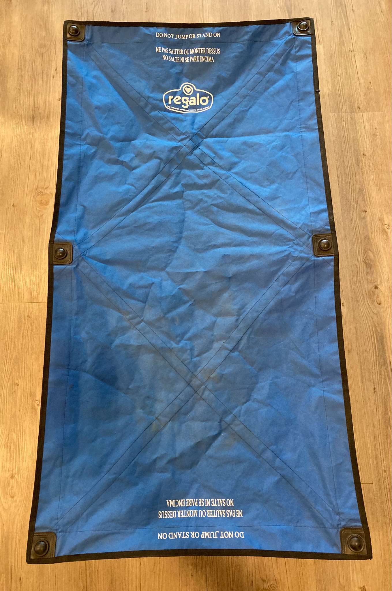 Portable Toddler Cot/Bed in Royal Blue, Size 48x24x9 Inch
