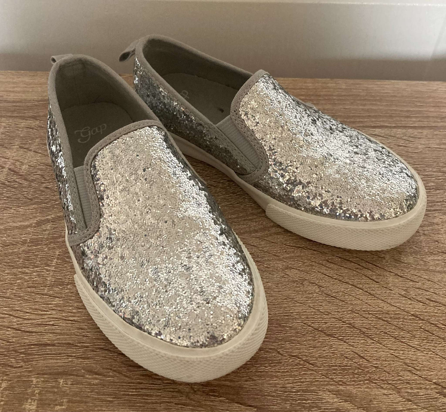 Silver Sequence Shoes, Size 12, Shoes 12 (Toddler:2-4yr)