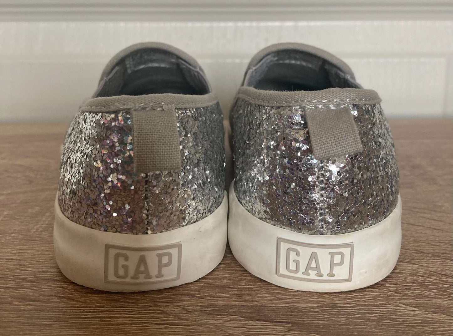 Silver Sequence Shoes, Size 12, Shoes 12 (Toddler:2-4yr)